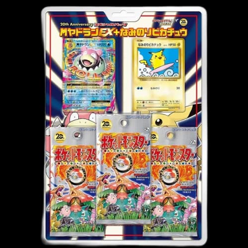 Pokémon TCG Expansion Pack 20th Anniversary Mega Yadran EX + Naminori Pikachu Special Pack (Japanese)