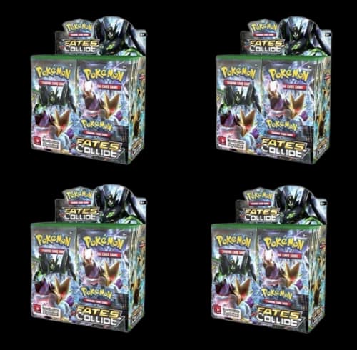 2016 Pokemon XY Fates Collide Booster Box 4X Lot