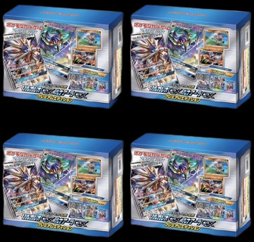 Pokémon TCG Collection Sun/Collection Moon Starter Set Legend Premium Edition 4x Lot (Japanese)