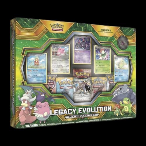 2017 Pokemon TCG Legacy Evolution Pin Collection
