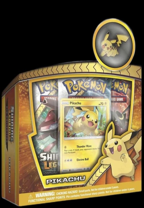 2017 Pokemon TCG Shining Legends Pin Collection Pikachu