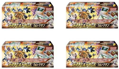 Pokémon TCG Collection Sun/Collection Moon Ultra Sun Deck Build Box 4x Lot (Japanese)