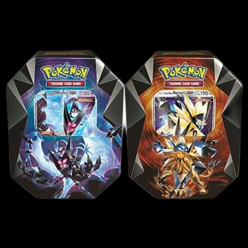 2018 Pokemon TCG Necrozma Prism Tin Dusk Mane Necrozma GX/Dawn Wings Necrozma GX Lot