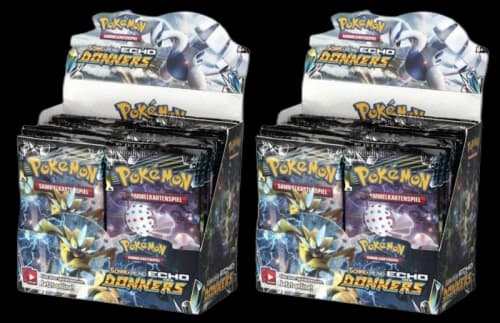 Pokémon TCG Sonne & Mond Echo des Donners Booster Box 2x Lot