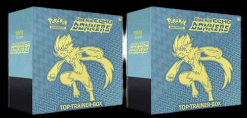 Pokémon TCG Sonne & Mond Echo des Donners Top Trainer Box 2x Lot