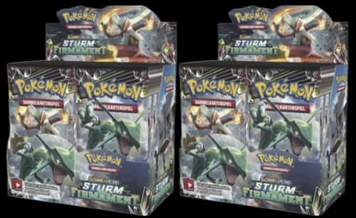 Pokémon TCG Sonne & Mond Sturm am Firmament Booster Box 2x Lot