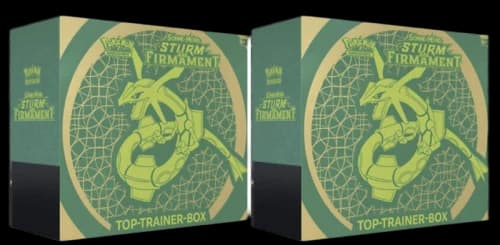 Pokémon TCG Sonne & Mond Sturm am Firmament Top Trainer Box 2x Lot
