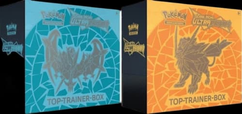 Pokémon TCG Sonne & Mond Ultra-Prisma Top Trainer Box 2x Bundle (Dawn Wings Necrozma/Dusk Mane Necrozma)