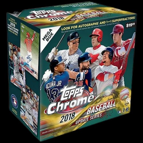 2018 Topps Chrome Update Series Baseball Mega Box