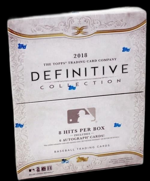 2018 Topps Definitive Collection Baseball Hobby Box