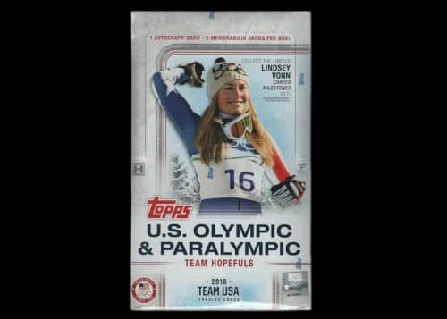 2018 Topps USA Olympic & Paralympic Hopefuls Hobby Box
