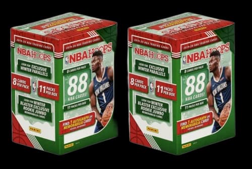 2019-20 Panini NBA Hoops Basketball Winter Blaster Box 2x Lot