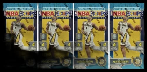 2019-20 Panini NBA Hoops Premium Stock Basketball Tmall Box 4x Lot