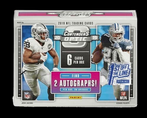 2019 Panini Contenders Optic Football 1st Off The Line Hobby Box