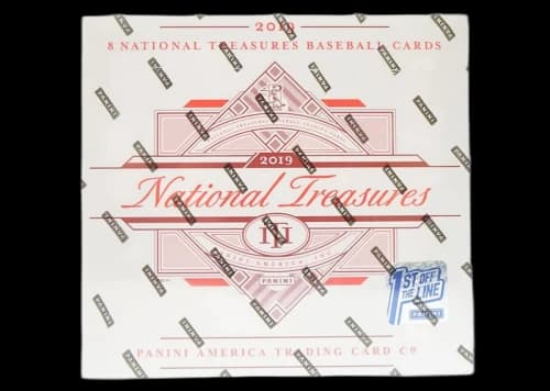 2019 Panini National Treasures Baseball 1st Off The Line Box