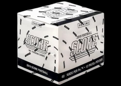2019 Panini Score Football Factory Sealed Multi-Pack Cello Fat Pack Box