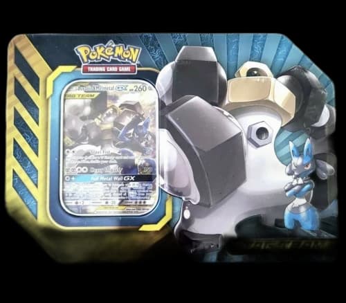 2019 Pokemon TCG Power Partnership Tin Lucario & Melmetal GX