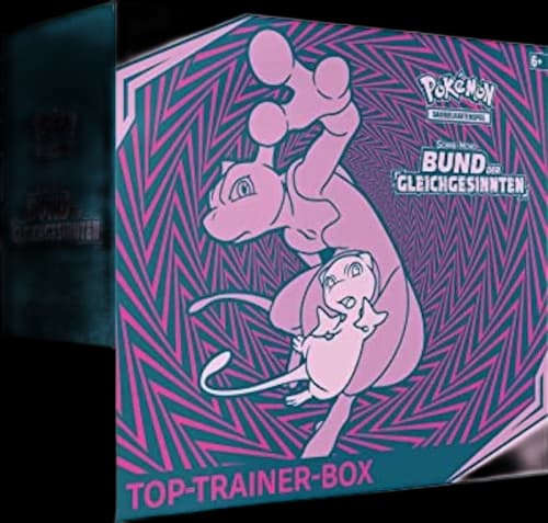 Pokémon TCG Sonne & Mond Bund der Gleichgesinnten Top Trainer Box