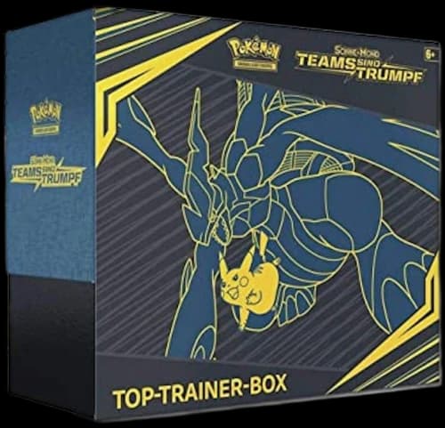 Pokémon TCG Sonne & Mond Teams sind Trumpf Top Trainer Box
