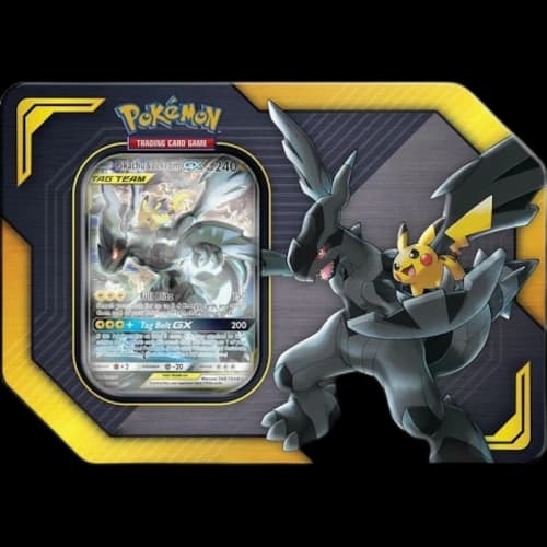 2019 Pokemon TCG TAG TEAM Tins Pikachu & Zekrom GX