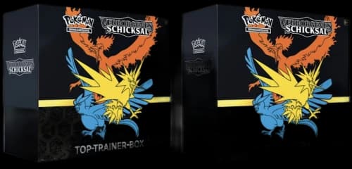 Pokémon TCG Verborgenes Schicksal Top Trainer Box 2x Lot