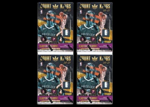 2020-21 Panini Court Kings Basketball International Blaster Box 4x Lot
