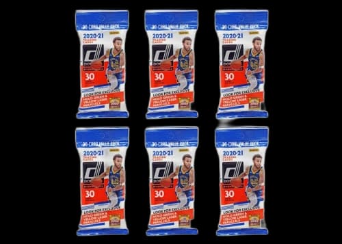 2020-21 Panini Donruss Basketball Fat Pack 6x Lot
