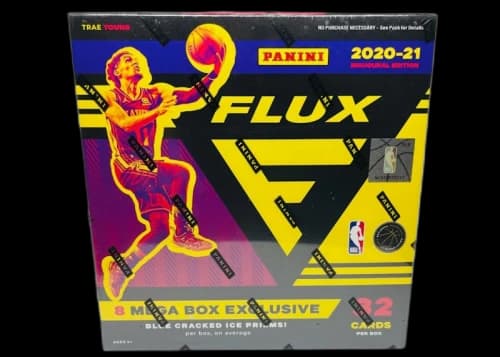 2020-21 Panini Flux Basketball Mega Box (Blue Cracked Ice)