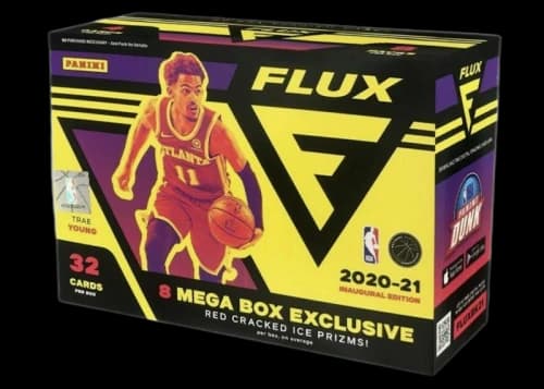 2020-21 Panini Flux Basketball Mega Box (Red Cracked Ice)