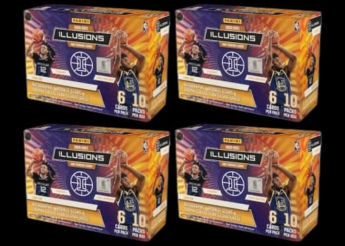 2020-21 Panini Illusions Basketball Mega Box (Target) 4x Lot