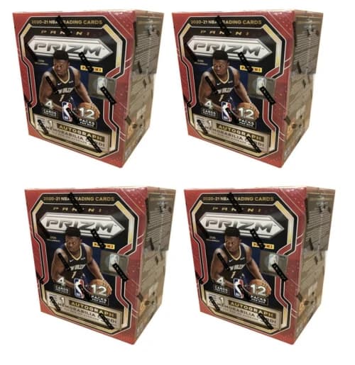 2020-21 Panini Prizm Basketball Fanatics Blaster Box (48 Cards) 4x Lot