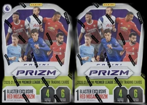 2020-21 Panini Prizm Premier League Soccer Blaster Box 2x Lot