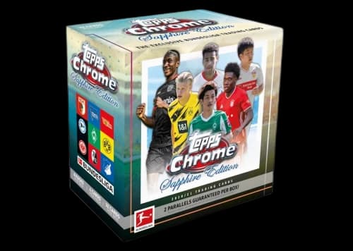 2020-21 Topps Chrome Bundesliga Soccer Sapphire Edition Box