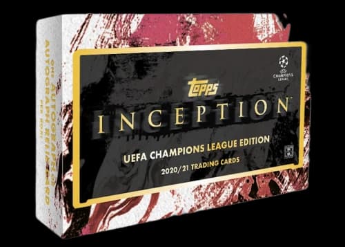 2020-21 Topps Inception UEFA Champions League Edition Soccer Hobby Box