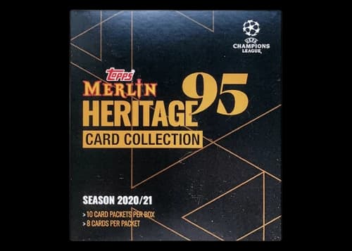 2020-21 Topps Merlin 95 Heritage UEFA Champions League Soccer Hobby Box