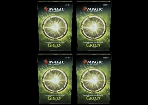 Magic: The Gathering TCG Commander Collection: Green 4X Lot