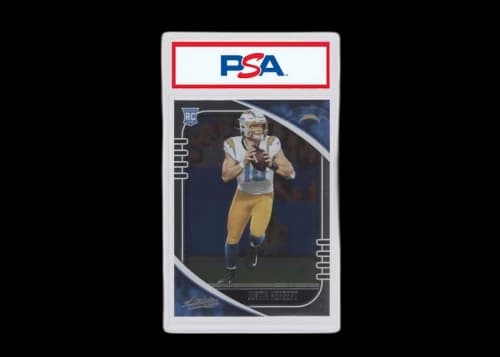 2020 Panini Absolute 167 Justin Herbert (PSA or BGS Graded)