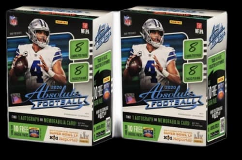2020 Panini Absolute Football Blaster Box 2x Lot