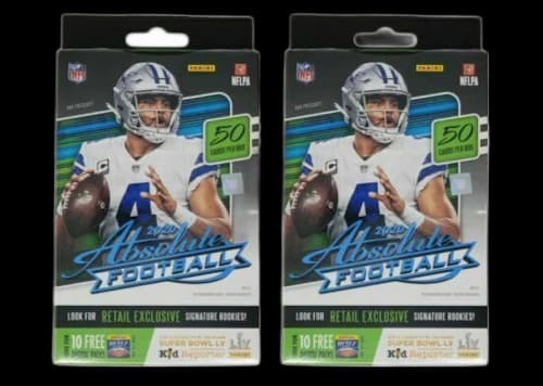 2020 Panini Absolute Football Hanger Box 2x Lot