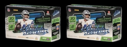 2020 Panini Absolute Football Mega Box 40 ct. 2x Lot