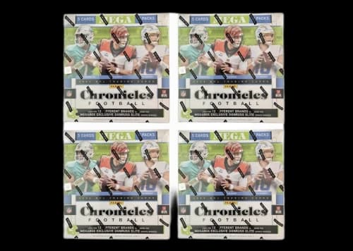 2020 Panini Chronicles Football Donruss Elite Mega Box 4x Lot