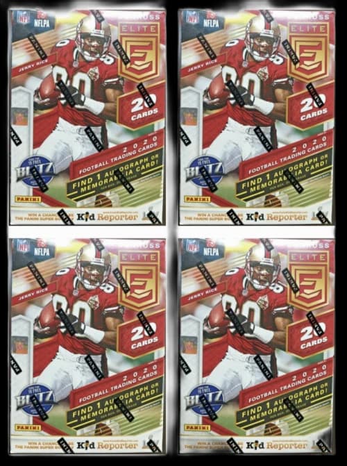 2020 Panini Donruss Elite Football Blaster Box 4x Lot