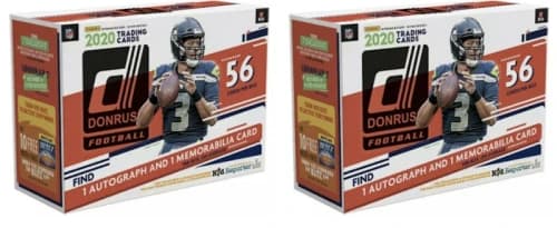 2020 Panini Donruss Football Mega Box 2x Lot