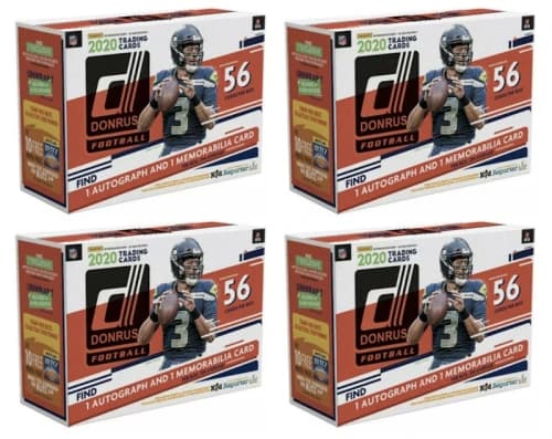 2020 Panini Donruss Football Mega Box 4x Lot