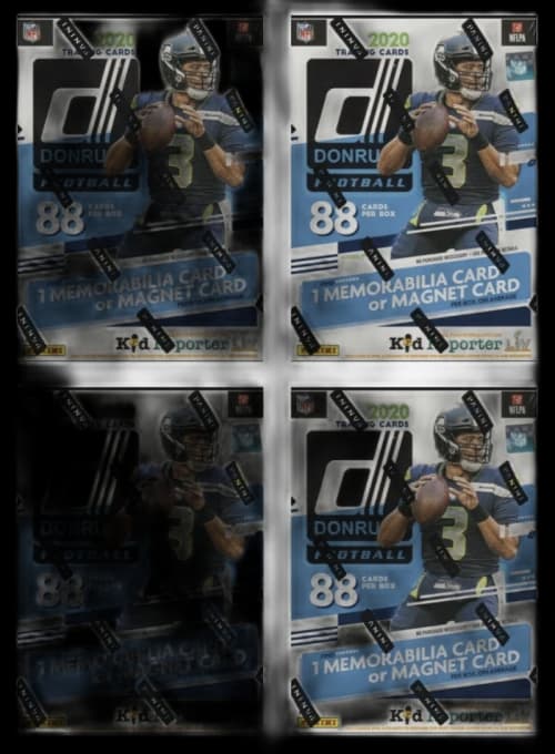2020 Panini Donruss Football Wal-Mart Blaster Box 4x Lot