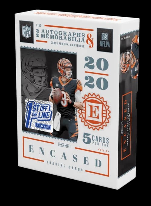 2020 Panini Encased Football 1st Off the Line Box