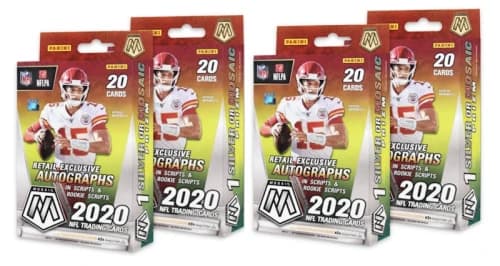 2020 Panini Mosaic Football Hanger Box 4x Lot