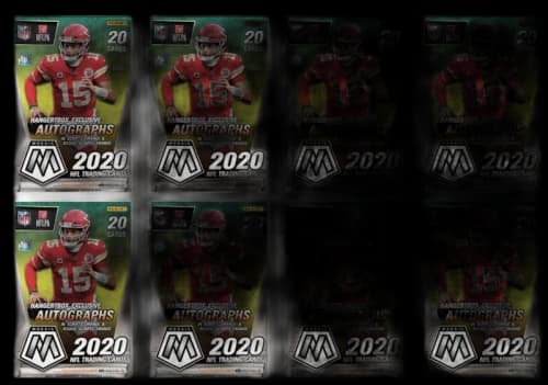 2020 Panini Mosaic Football Hanger Box Reactive Orange Parallels 8X Lot