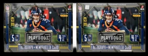2020 Panini Playbook Football Mega Box Purple Parallels 2x Lot