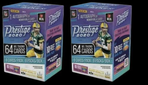 2020 Panini Prestige Football 64 Ct. Blaster Box 2x Lot